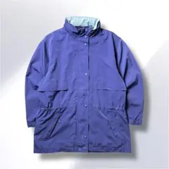 LLBEANエルエルビーンナイロンジャケットパーカーM相当パープルアウトドア