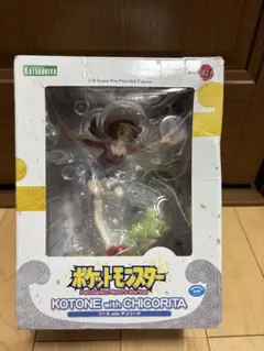 ポケモン　コトネwithチコリータ フィギュア