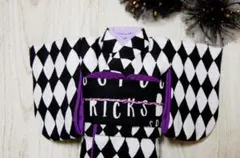 ☆リカちゃんやブライスさんに☆POPなドール用着物☆（ツートン・ダイア柄）Ⓐ