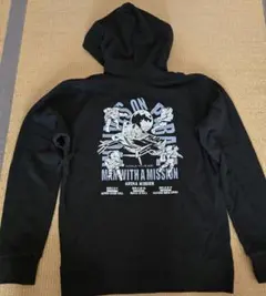 マンウィズ　ガウ刺繍パーカー　L マンウィズ ガウ刺繍パーカー L マンウィズ ガウ刺繍パーカー L