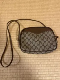 GUCCI オールドグッチ　ショルダーバッグ　ヴィンテージ　茶