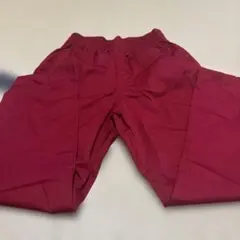 ウエストゴム カジュアルパンツ ボルドー M