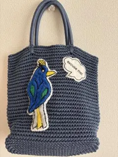 LUDLOW フラミンゴ刺繍コードバッグ LUDLOW フラミンゴ刺繍コードバッグ - メルカリ