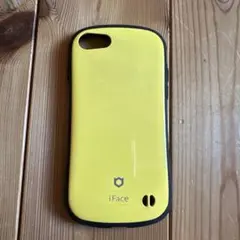 iFace iPhone SE用ハードケース イエロー