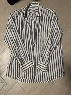 UNIQLO ストライプシャツ Mサイズ ワイシャツ 長袖シャツ カットソー