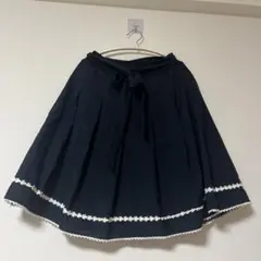 フレアスカート　膝丈