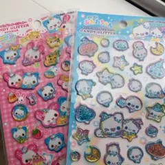 キャンディグリッターステッカー2 セット