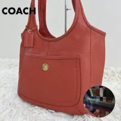 Coach Red Legacy Ergo Leather Tote