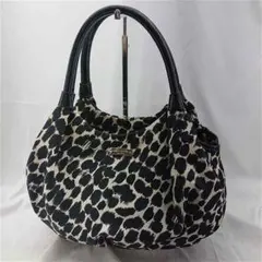 ★Kate Spade レオパード柄 ハンドバッグ ブラック系 レディース