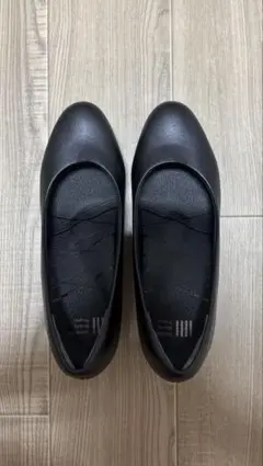 美品 パンプス 黒 23.5cm 就活 通勤 フォーマル