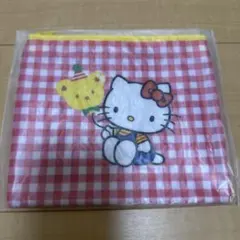 ハローキティ50周年 一番くじハッピーくじ D賞 フラットポーチ