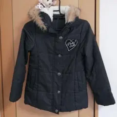 140  防寒 女児 フード付きジャンパー