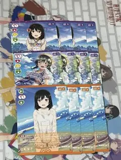 ラブカ　三船栞子　ラブライブカードゲーム　サイン　PE+ 　小泉萌香 ラブカ 三船栞子 ラブライブカードゲーム サイン PE+ 2枚 小泉萌