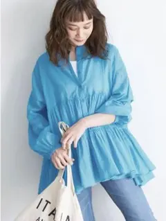 ティアードブラウス シアー ガーゼ 完売 希少 可愛い