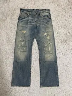 KAPITAL ブッシュ デニム パンツ ダメージ 刺子 加工 ジャケット L 
