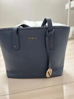 FURLA フルラ トートバッグ ブルーのサムネイル