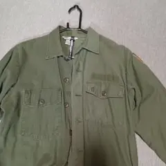 SUNNY SIDE UP リメイクミリタリーシャツ