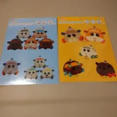 モルカー ビッグクリアステッカー 2シートセット