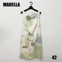 ◯0332M◯ MARELLA ひざ丈ワンピース 女性