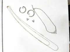 イヤリング&ネックレス4点セット