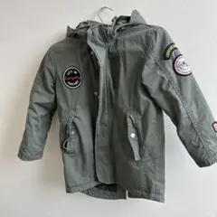 H＆Mフード付きオリーブグリーンジャケット120cm