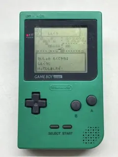 Nintendo ゲームボーイブロス グリーン 極美品 任天堂 ゲーム機 初代