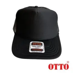 OTTO ブラック　 メッシュベースボールキャップ　男女兼用