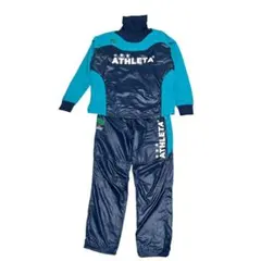ATHLETA 美品　ピステ　上下 ネイビー/ターコイズ　Ｌ　Ｍ