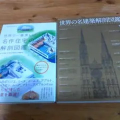 世界・解剖図鑑2題【名作住宅、名建築】エクスナレッジ