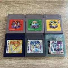 ポケットモンスター ゲームソフト 6本セット(ジャンク品)