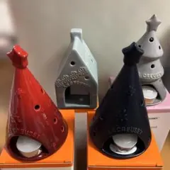 LE CREUSET Star Relief キャンドルスタンド4個セット