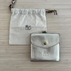 IL BISONTE 折り財布　プラチナ
