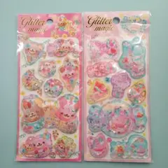 訳アリ　平成レトロ　ウォーターシール　シール　　平成女児　キラキラ　シール帳