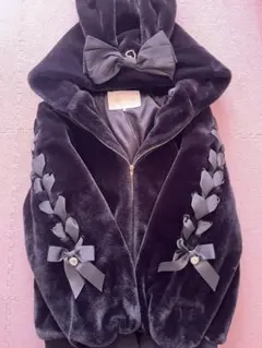 リズリサ リボンうさみみファーブルゾン