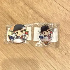 虎杖悠仁　アクキー&缶バッジ　ちゃぽんっ！