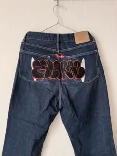 XLARGE ストレートデニム GRAFFITI DENIM PANTS