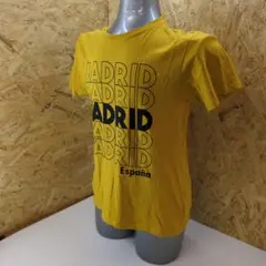 USA古着 Tシャツ MADRID グラフィック Tシャツ イエロー