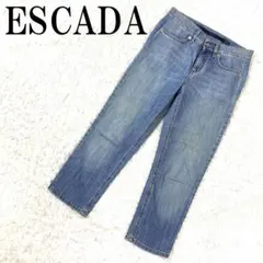 ESCADA エスカーダ クロップドデニムパンツ 中濃色 B2479のサムネイル