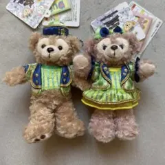 ダッフィー シェリーメイ ぬいぐるみバッジ 15周年グランドフィナーレ