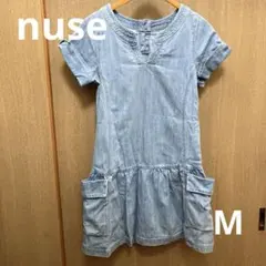 nusy デニムワンピース 半袖 Mサイズのサムネイル