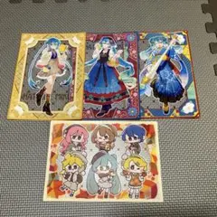 初音ミクA5クリアシート４枚セット ローソン