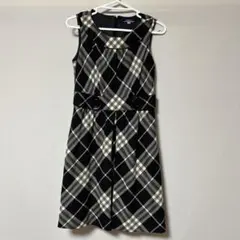 【美品】バーバリーブルーレーベル ノースリーブワンピース ノバチェック