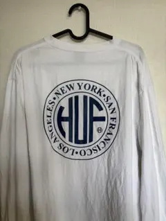 HUF ロングスリーブTシャツ ホワイト