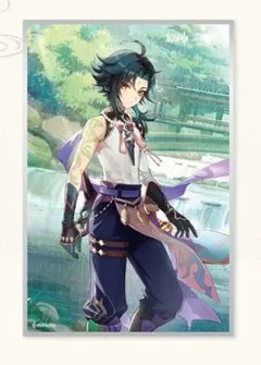 原神　魈　色紙 Amazon.co.jp: 原神 GENSHIN 魈 ショウ 会場限定色紙 公式正規品