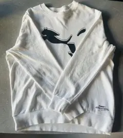 ★美品再値下★PUMAホワイトトレーナー
