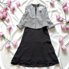 大きい 近年モデル フォーマル ワンピース スーツ ツイード 2XL 東京イギン