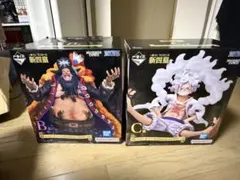 一番くじワンピース　B賞マーシャルDティーチ&C賞モンキーDルフィ　フィギュア