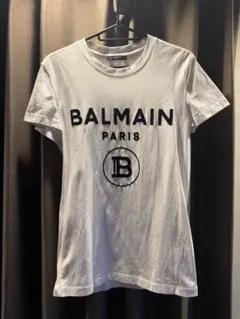 BALMAIN ホワイト クロップドTシャツ - メルカリ