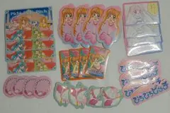 ぴちぴちピッチ　フレークシール　4セット　なかよし付録　花森ぴんく