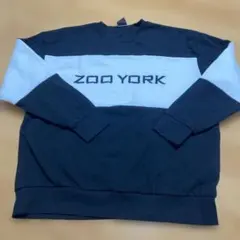 バイカラー裏起毛スウェット☆Lサイズ☆ロゴ刺繍☆即購入可☆送料込み☆訳あり